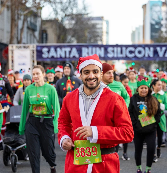 Santa Run Silicon Valley